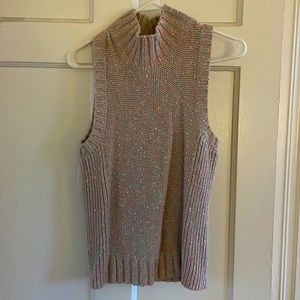 Polka dot anthropologie knit turtleneck